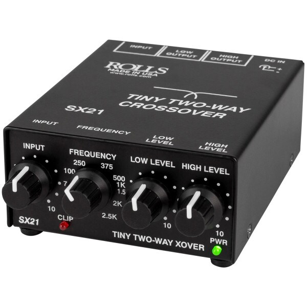 Main product image for Rolls SX21 Tiny Two-Way Crossover w/Level Controls 245-1182